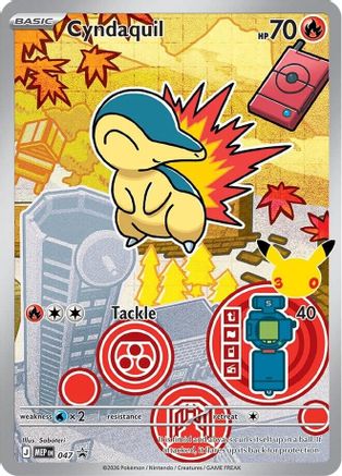 Cyndaquil - 047 47 - ME Mega Evolution Promo Holofoil