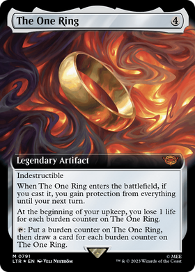 The One Ring (LTR-791) - The Lord of the Rings: Tales of Middle-earth: (Extended Art) Foil