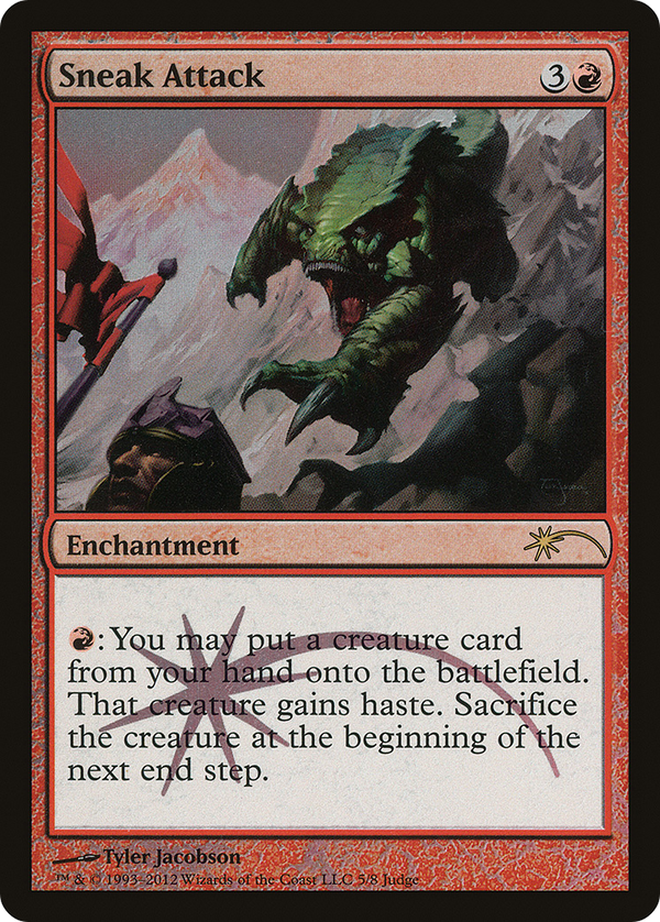 Sneak Attack (JDG-005) - Judge Gift Cards 2012 Foil