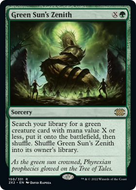 Green Sun's Zenith (2X2-150) - Double Masters 2022