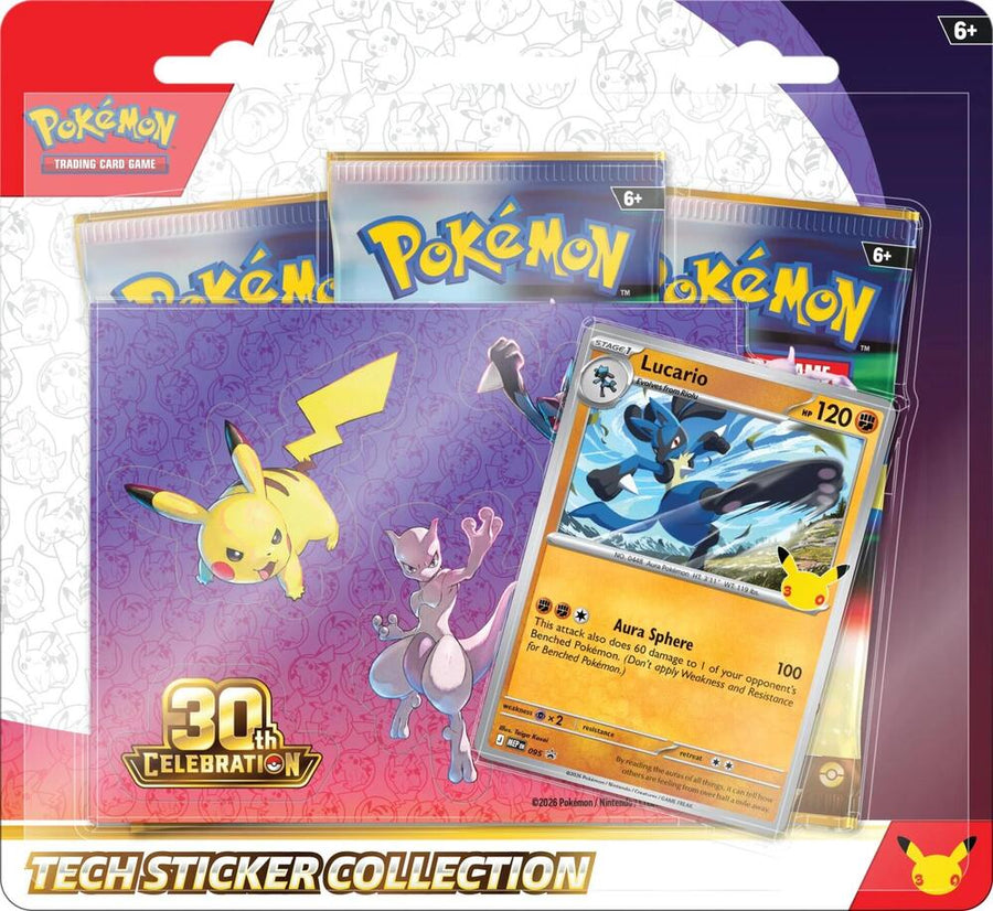 30th Celebration Tech Sticker Collection [Lucario]