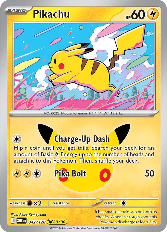 Pikachu - 042/128