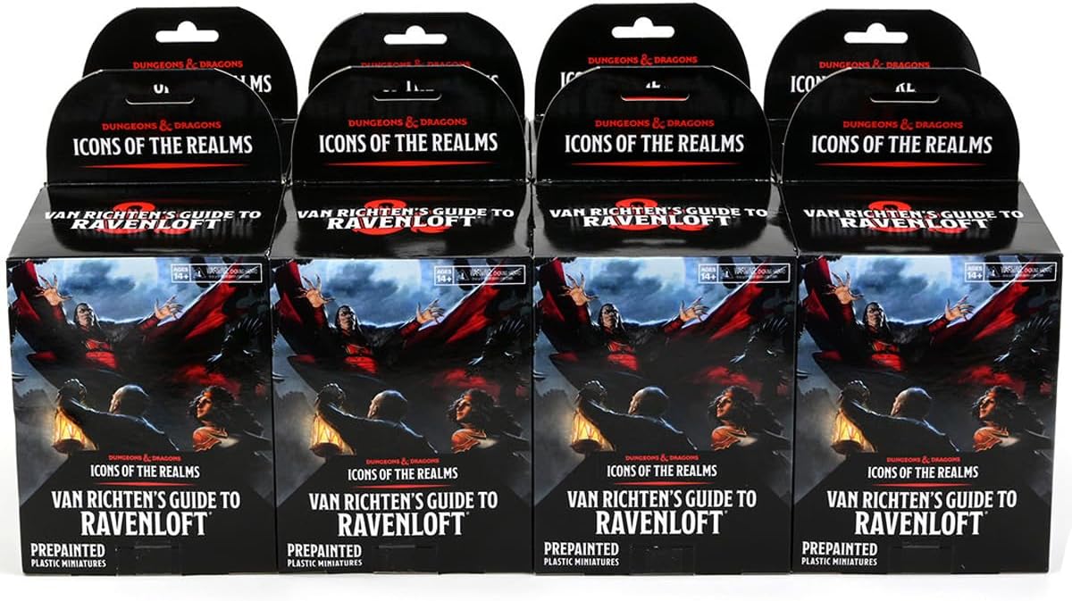 D&D Icons of the Realms: Van Richten's Guide to Ravenloft (8 Ct. Booster Brick)