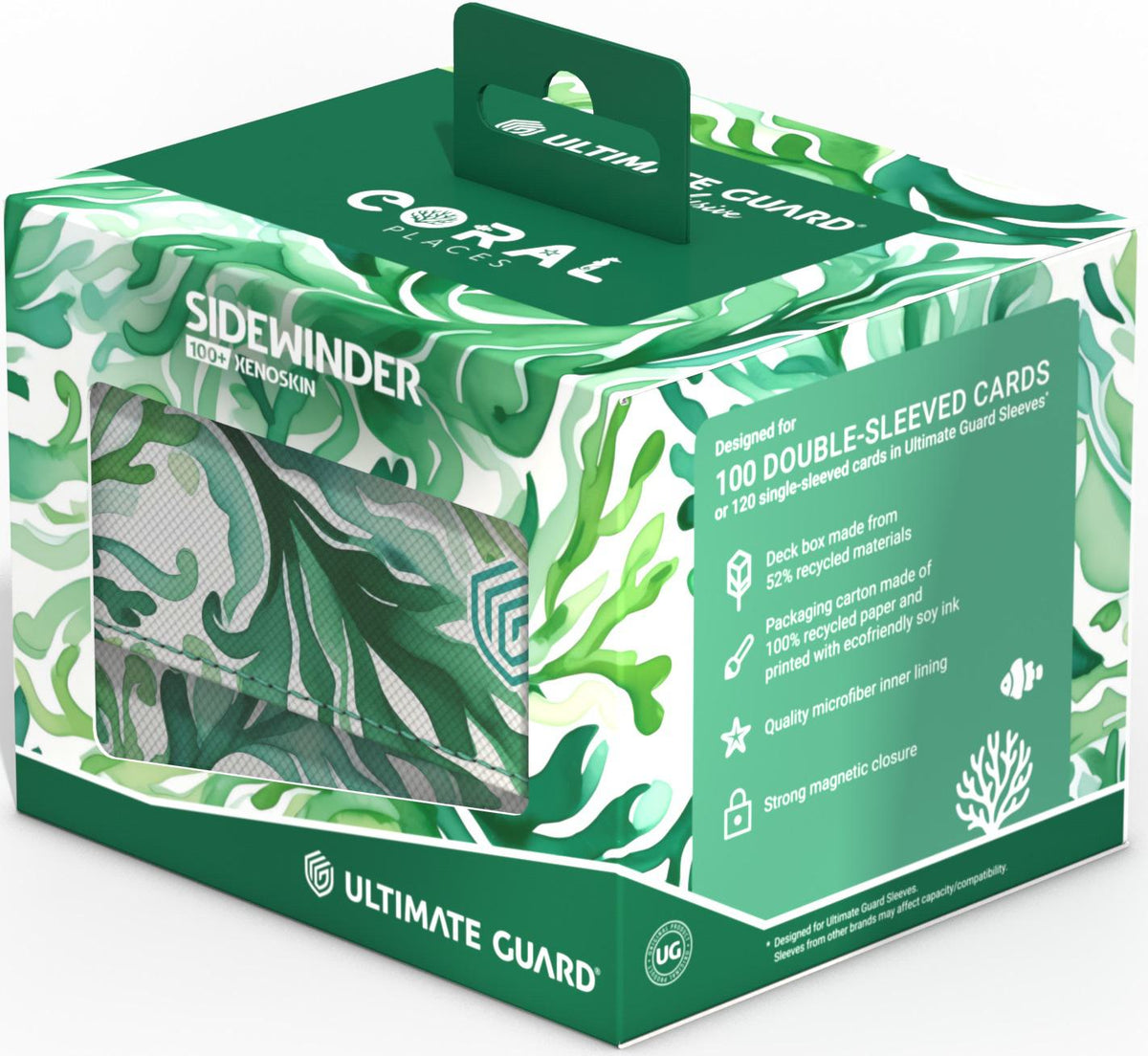 Ultimate Guard Sidewinder XenoSkin Deck Case - 100+ - Coral Places - Kelp Forest
