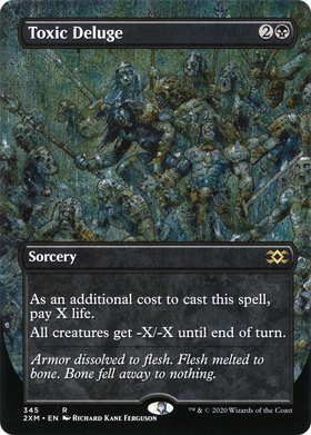 Toxic Deluge (2XM-345) - Double Masters (Borderless) Foil