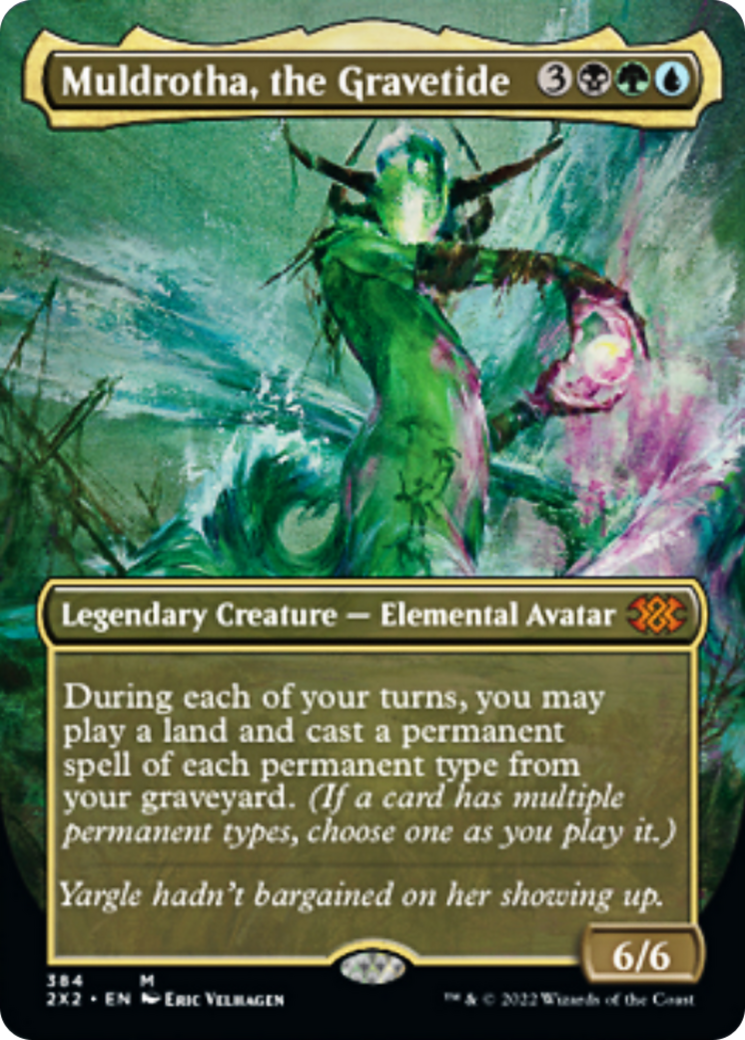 Muldrotha, the Gravetide (2X2-384) - Double Masters 2022 (Borderless) Foil