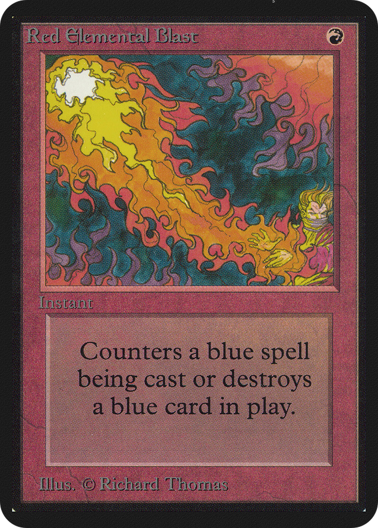 Red Elemental Blast (LEA-169) - Limited Edition Alpha