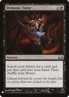 Demonic Tutor (LIST-DDC-49) - The List