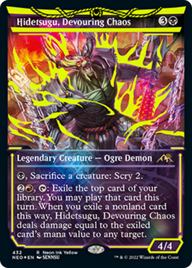 Hidetsugu, Devouring Chaos: (Showcase,Legendary) Foil
