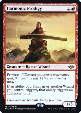 Harmonic Prodigy (PRE-132S) - Modern Horizons 2 Promos Foil