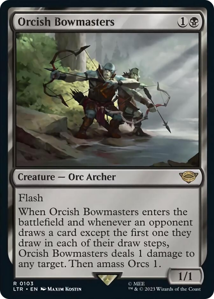 Orcish Bowmasters (LTR-103) - The Lord of the Rings: Tales of Middle-earth Foil