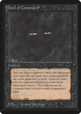 Word of Command (LEB-137) - Limited Edition Beta