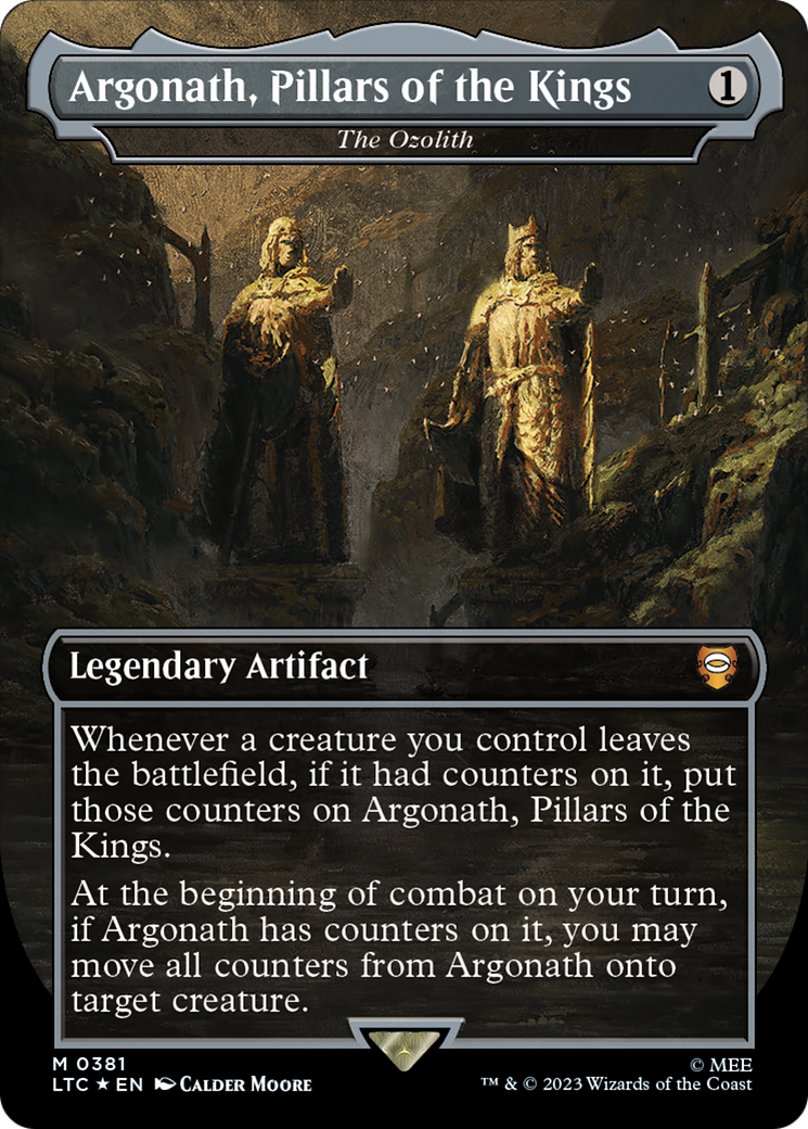 The Ozolith (LTC-381) - Tales of Middle-earth Commander / Argonath, Pillars of the Kings (Borderless) Foil