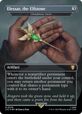 Cloudstone Curio (LTC-379) - Tales of Middle-earth Commander / Elessar, the Elfstone (Borderless) Foil