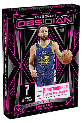 2023/24 Panini Obsidian Basketball Hobby 12 Box Case