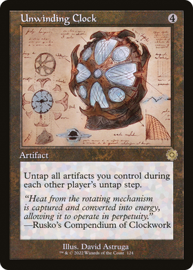 Unwinding Clock (BRR-124) - The Brothers' War Retro Artifacts