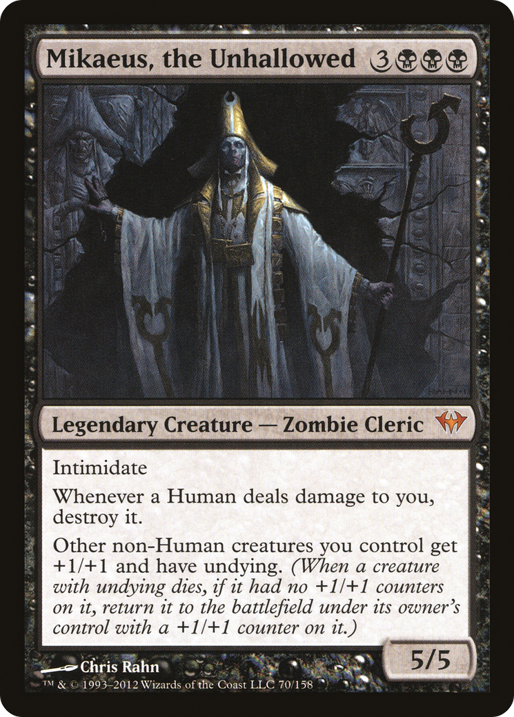 Mikaeus, the Unhallowed (DKA-070) - Dark Ascension Foil