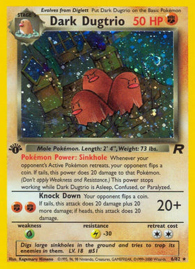 Dark Dugtrio (6) - 06/82 - (Team Rocket)