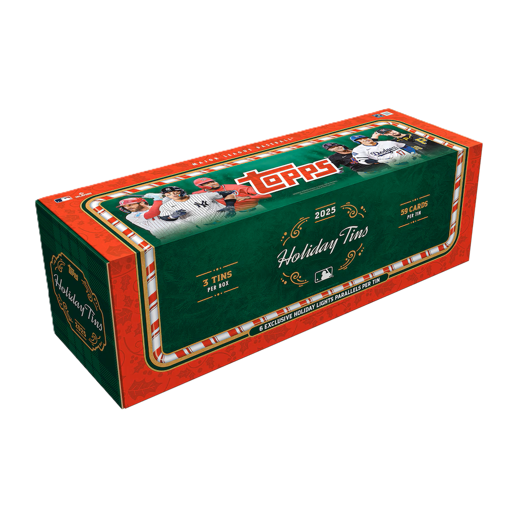 2025 Topps Holiday Baseball 3 Tin Box