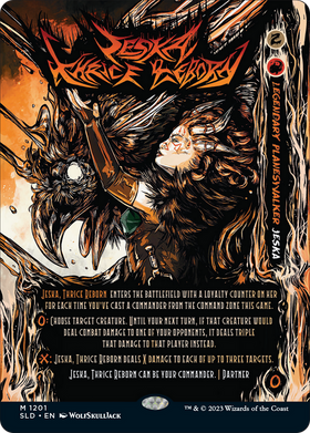 Jeska, Thrice Reborn (SLD-1201) - Secret Lair Drop: (Full Art) (Borderless)
