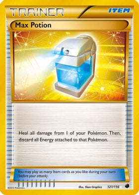 Max Potion (Secret Rare) (121/116) - Plasma Freeze Holofoil