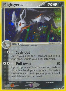 Mightyena (12/107) - Deoxys Holofoil