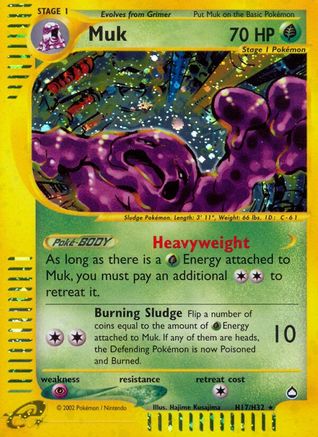 Muk (H17/147) - Aquapolis Holofoil