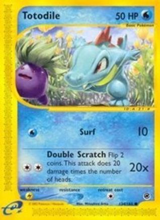 Totodile (134/165) - Expedition
