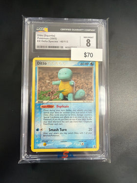 Pokemon Ditto As Squirtle CGC 8