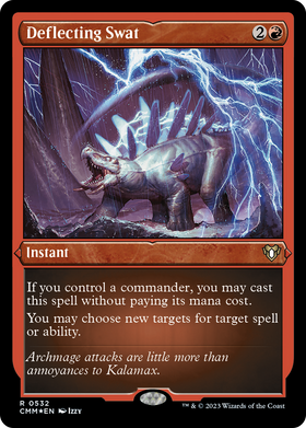 Deflecting Swat (CMM-532) - Commander Masters Etched Foil