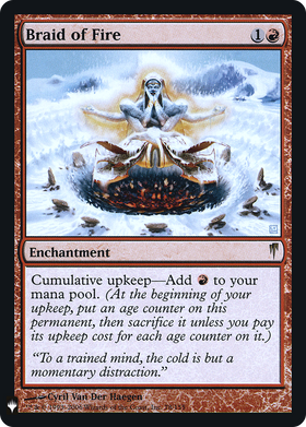Braid of Fire (LIST-CSP-78) - The List Foil