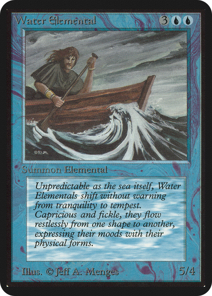 Water Elemental (LEA-091) - Limited Edition Alpha