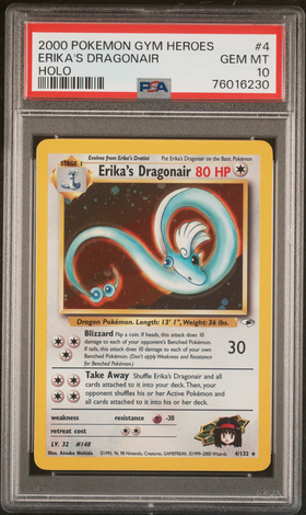 PSA 10 ERIKA'S DRAGONAIR HOLO