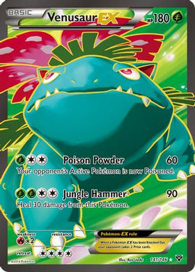 Venusaur EX (Full Art) (141/146) - XY Base Set Holofoil