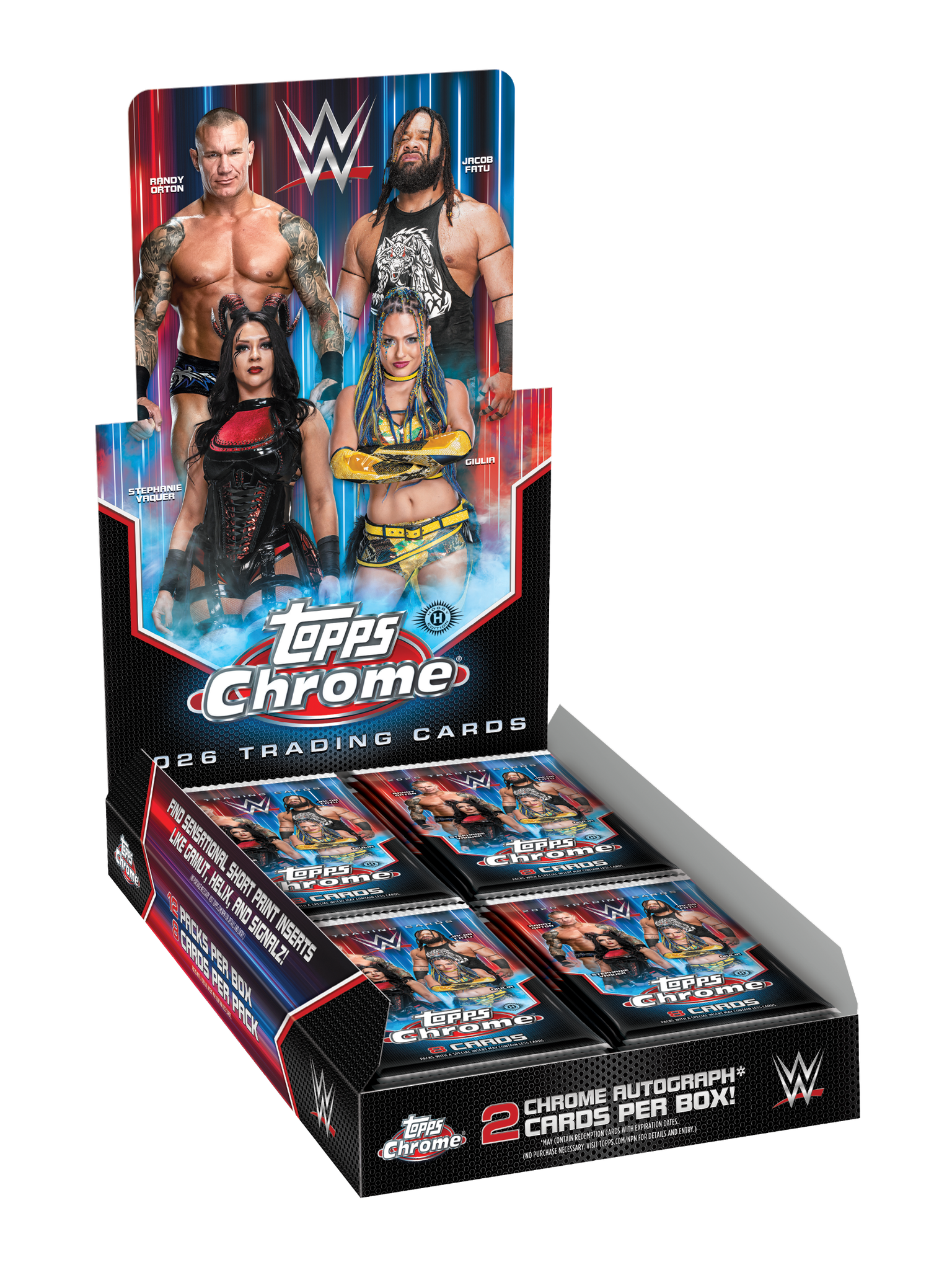 2026 Topps Chrome WWE Hobby Box
