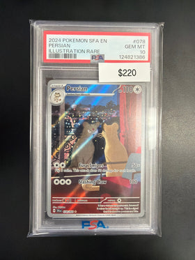 Pokemon Persian Shrouded Fable #078 PSA 10