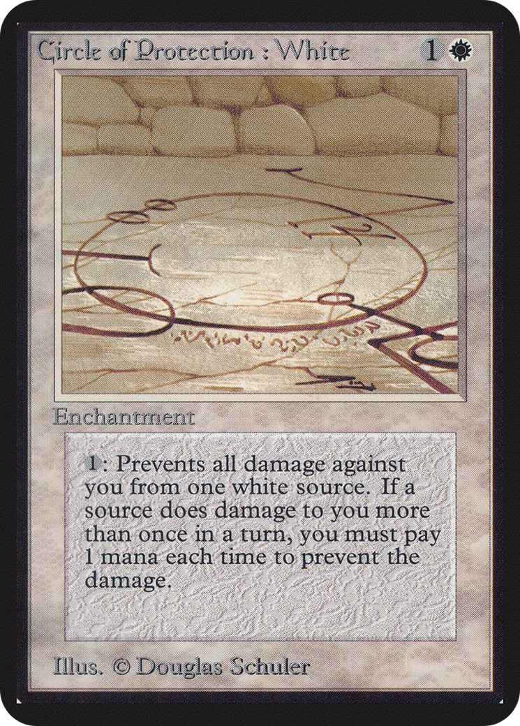 Circle of Protection: White (LEA-013) - Limited Edition Alpha