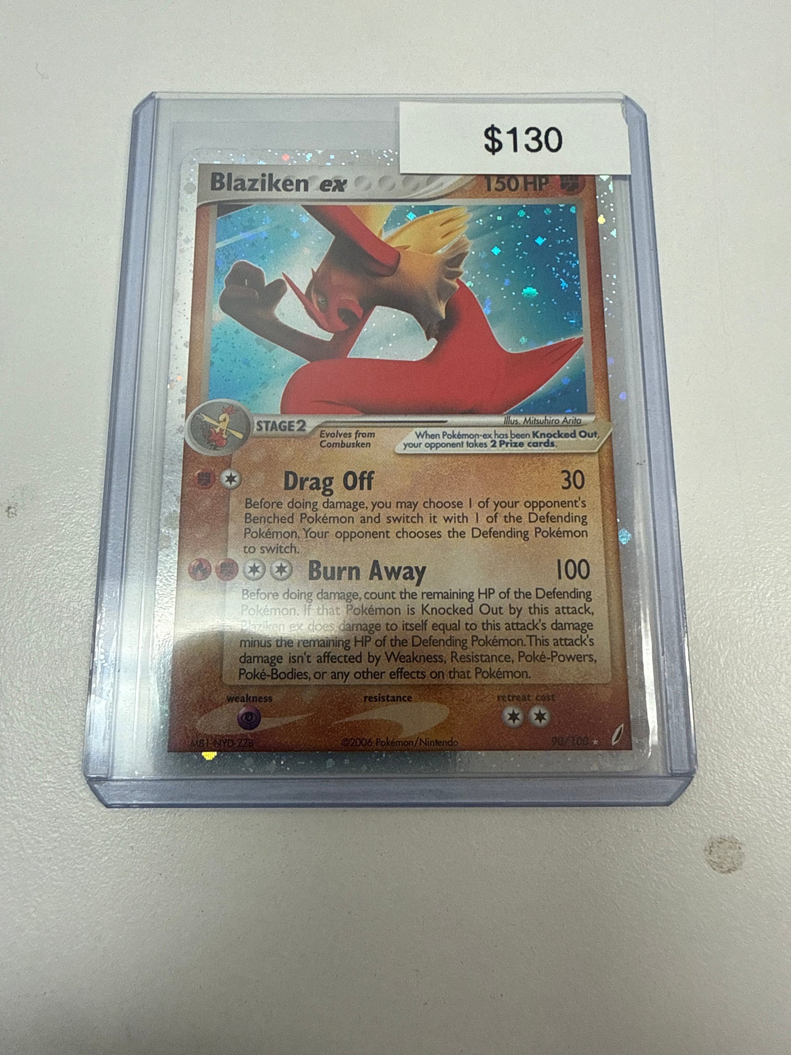 Pokemon Blaziken Ex Holo #90/100