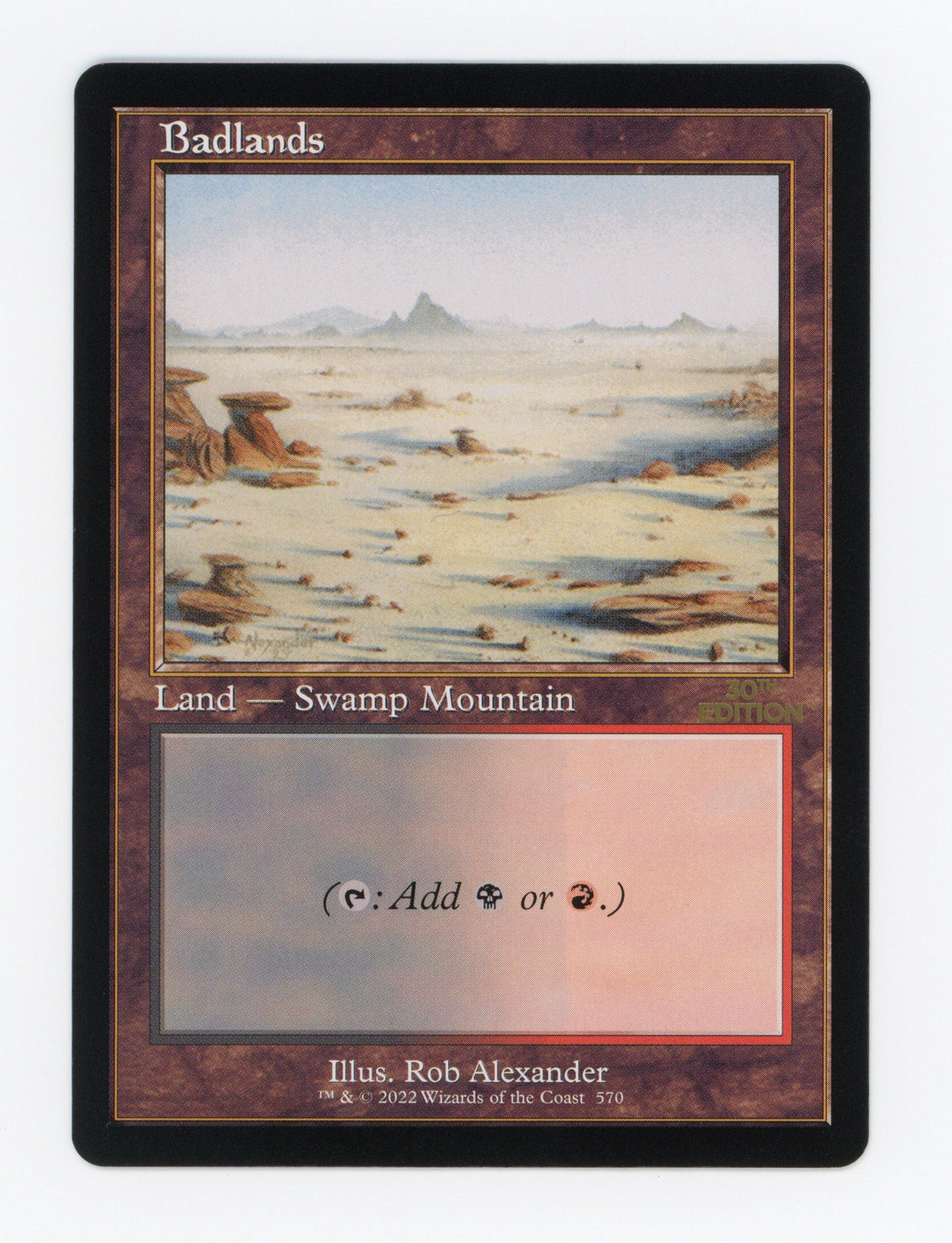 Badlands — Retro Frame — ID 17486