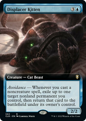 Displacer Kitten (CLB-560) - Commander Legends: Battle for Baldur's Gate: (Extended Art)