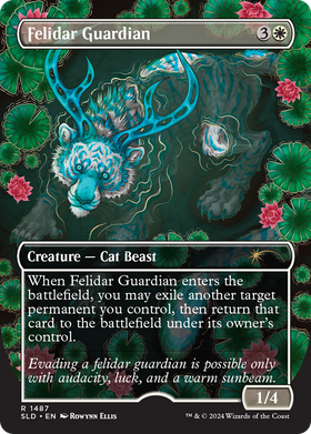 Felidar Guardian (SLD-1487) - Secret Lair Drop (Borderless)
