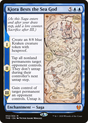 Kiora Bests the Sea God (PPTHB-52P) - Theros Beyond Death Promos Foil
