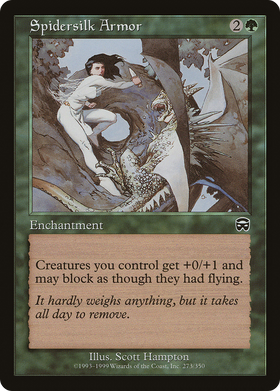 Spidersilk Armor (MMQ-273) - Mercadian Masques Foil