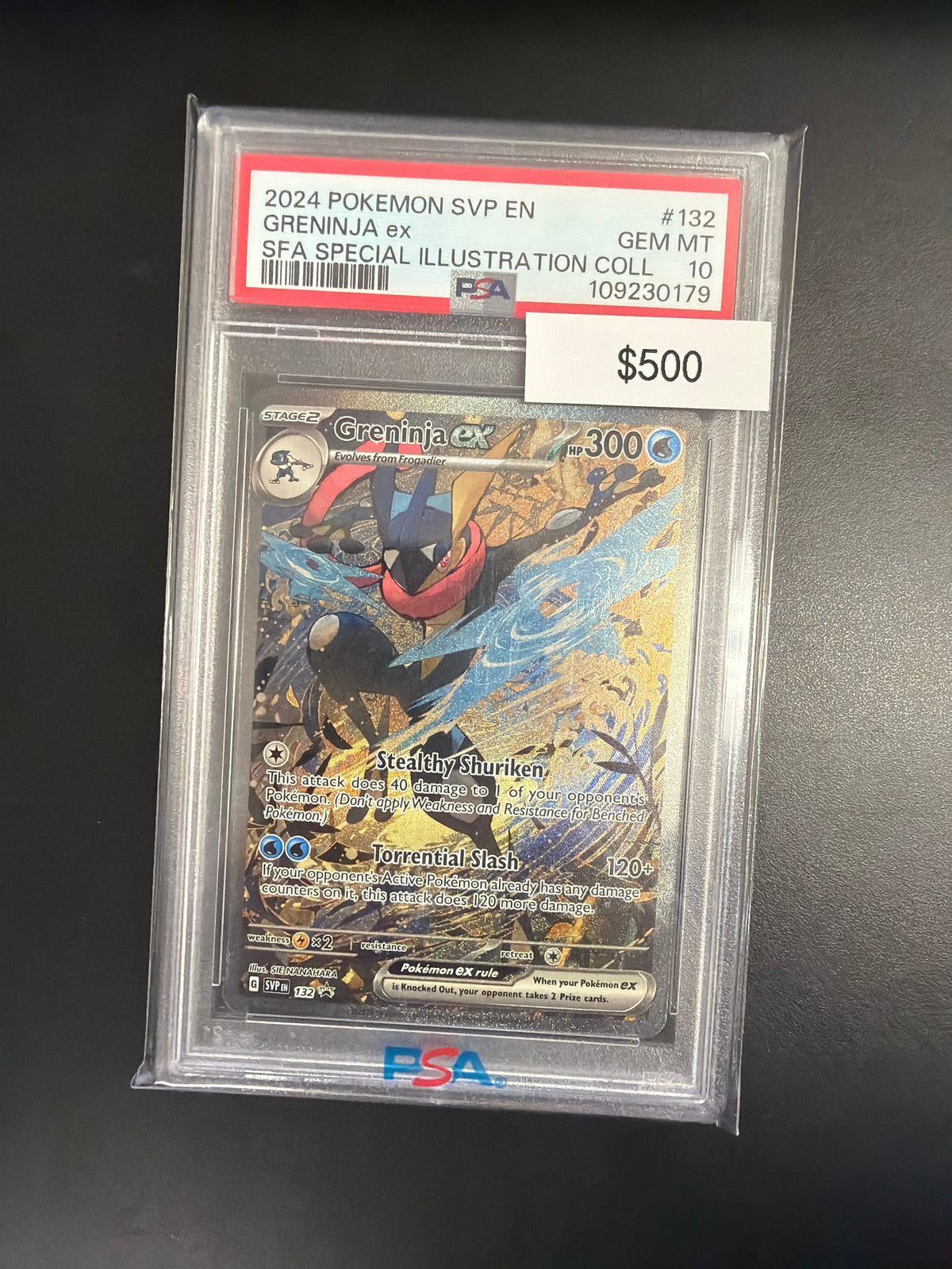 Pokemon Greninja EX #132 PSA 10