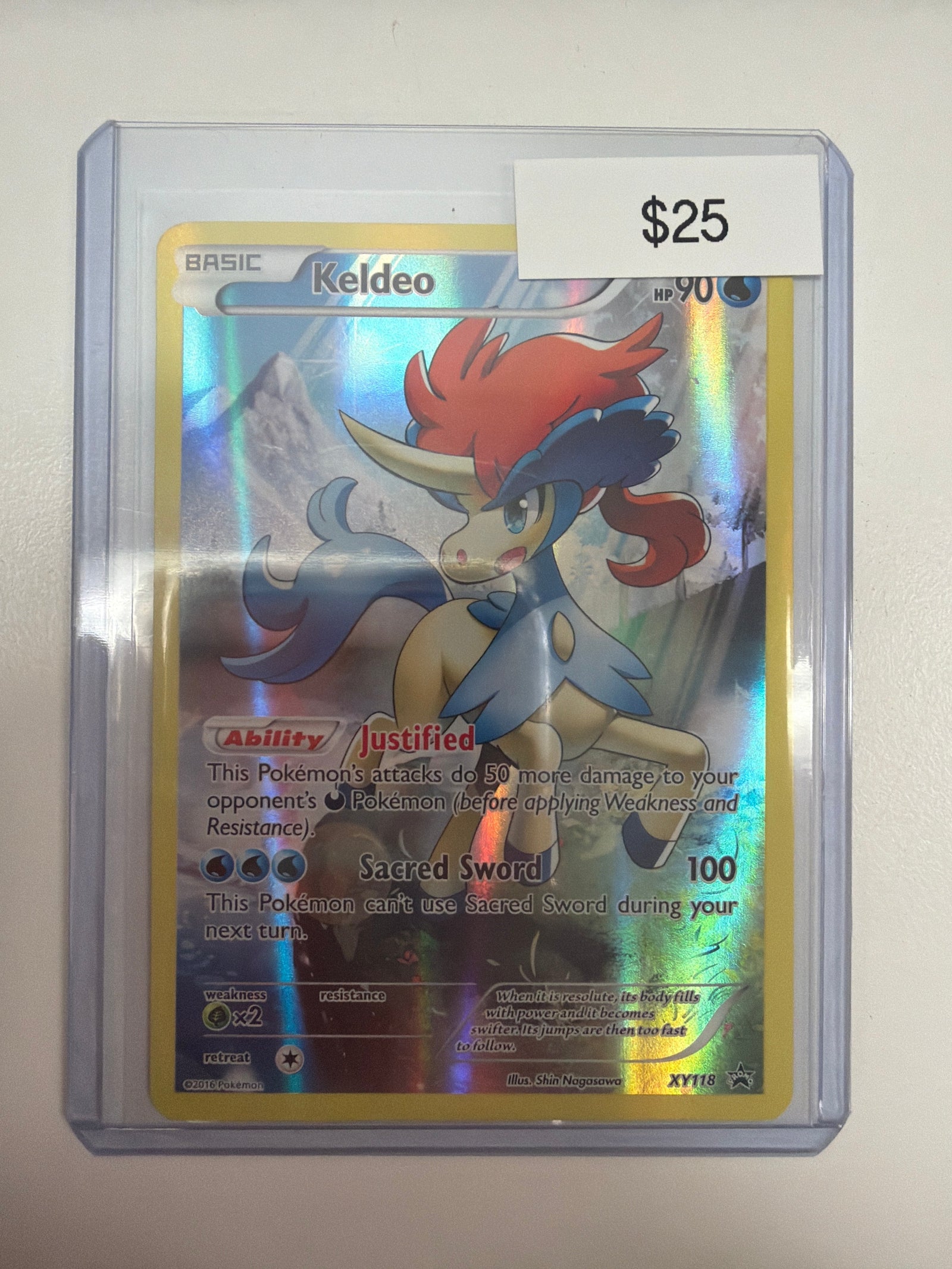 Pokemon Keldeo XY118