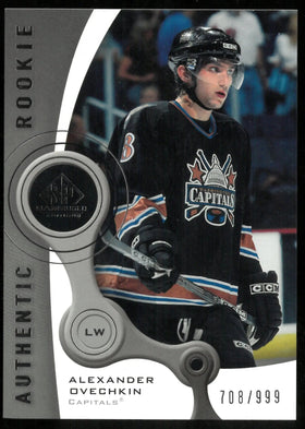 Alex Ovechkin RC Rookie /999 SP Game Used 2005-06 UD