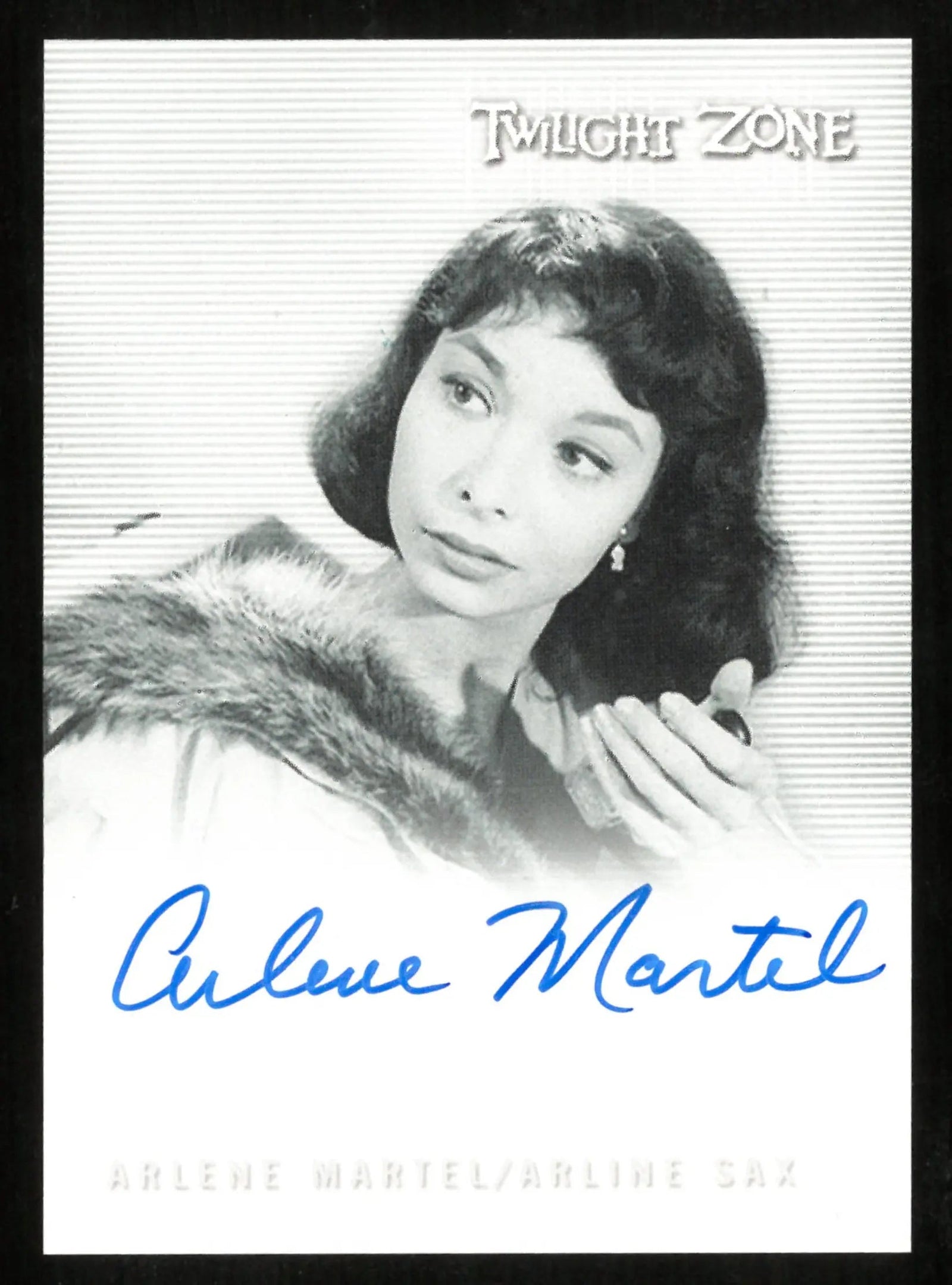 Arlene Martel as Girl in Bar Twilight Zone Auto Autograph #A-119