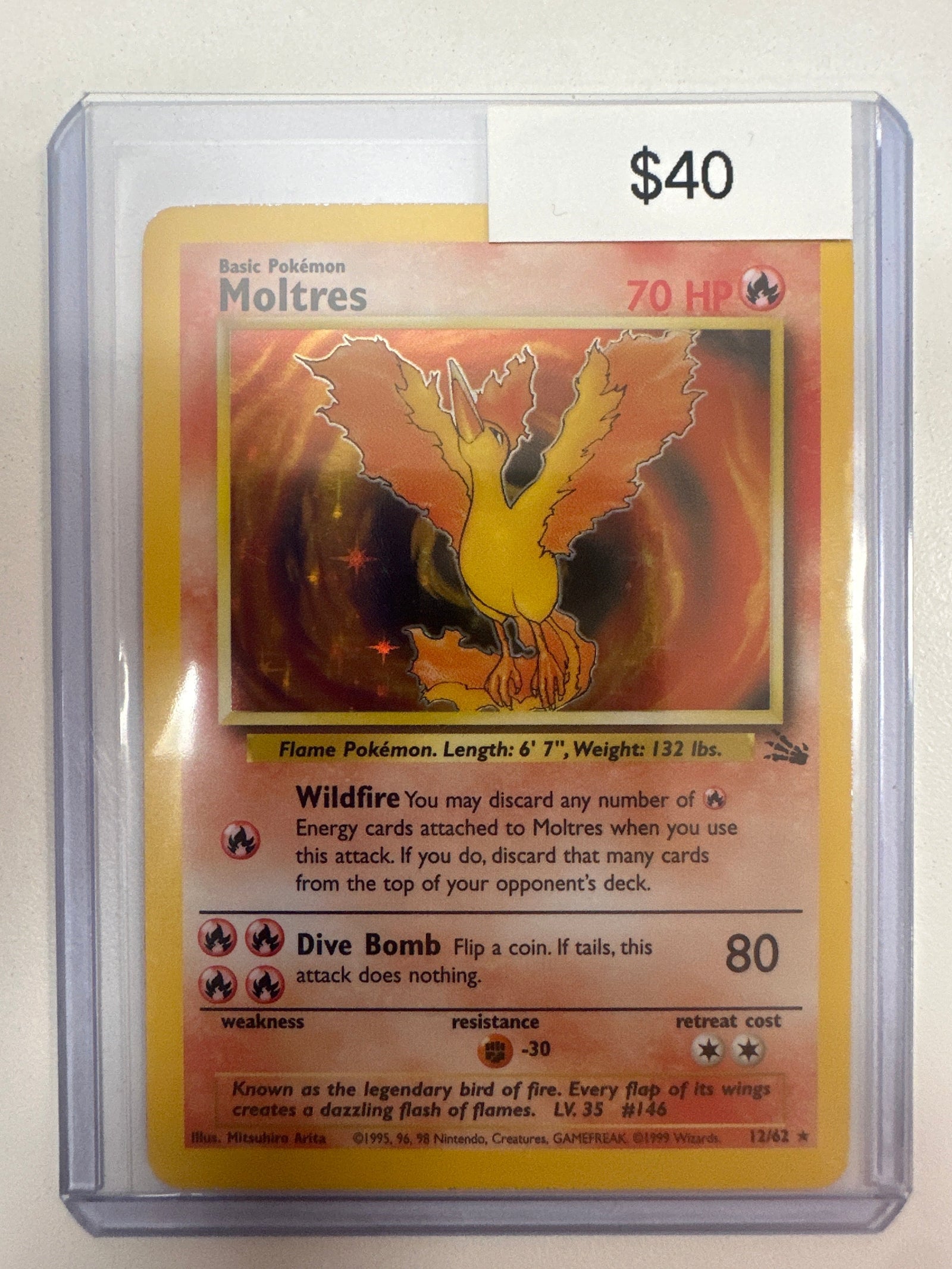 Pokemon Moltres 12/62