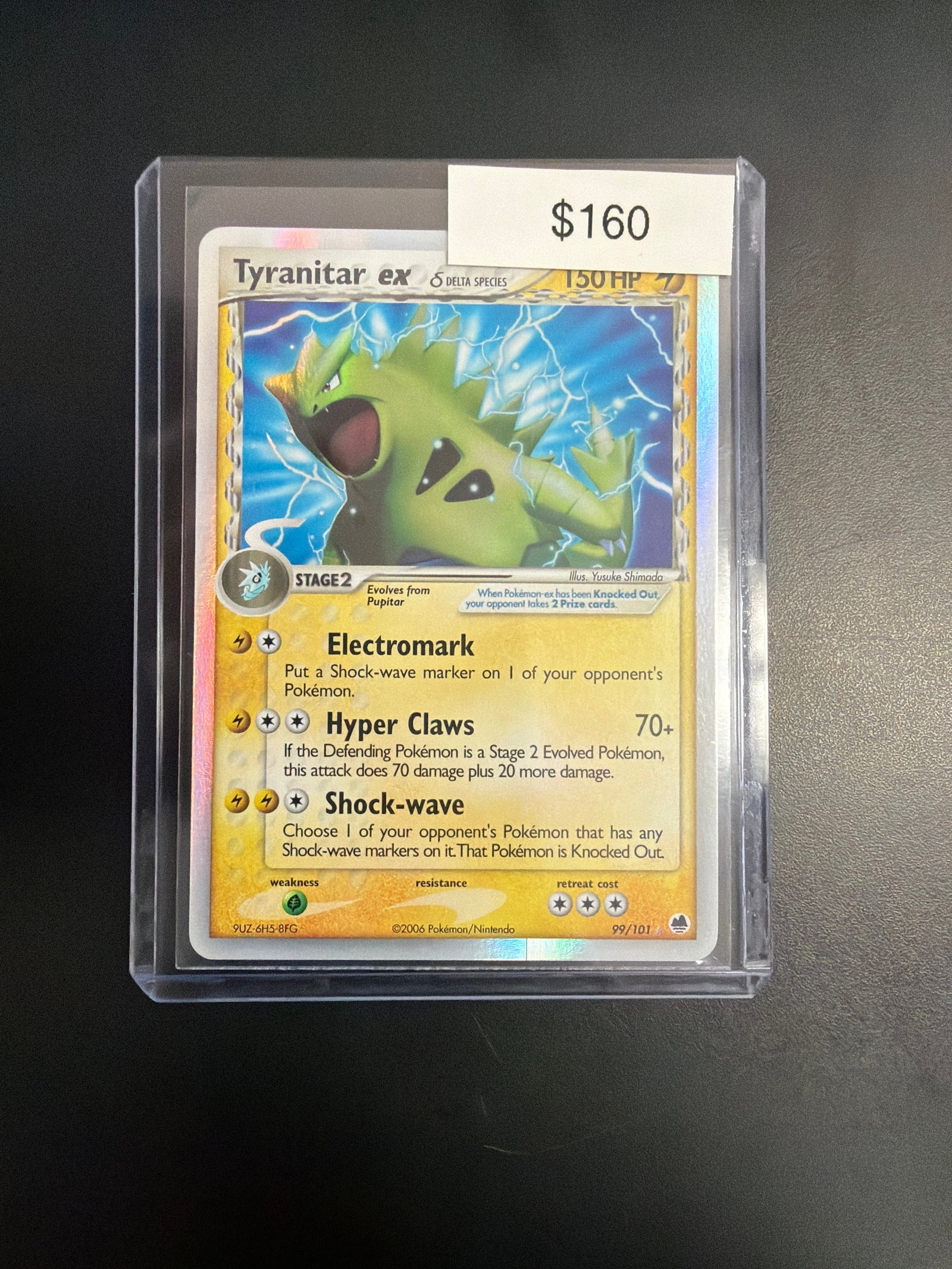 Pokemon Tyranitar Ex 99/101 lp