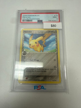 Pokemon Pikachu Holon Phantoms #79/110 PSA 9